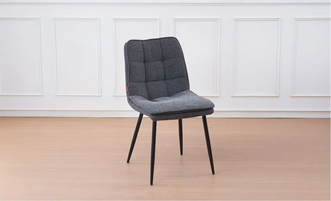 Set Masă Living Extensibilă Set Masă Extensibilă DTM0101CS Gri cu 6 Scaune DCM2001AF Gri 3