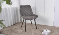 Scaun Living Tapitat J262-L, Gri