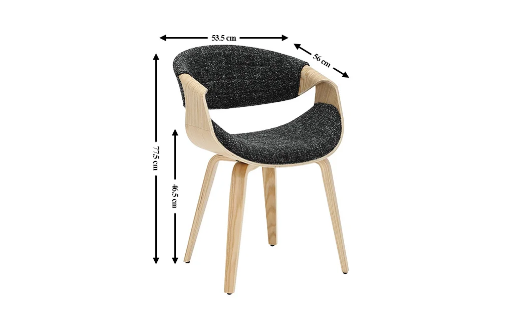 Scaun Living JY1829-7 Gri Inchis 1