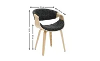 Scaun Living JY1829-7 Gri Inchis 1