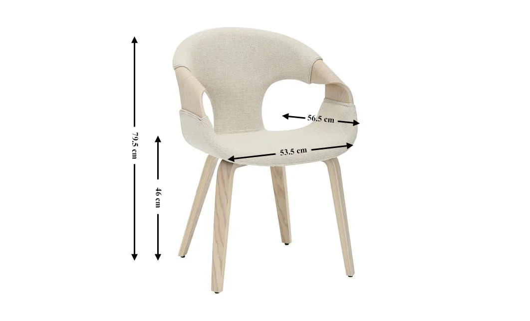 Scaun Living Tapitat JY6215X-M Bej 1
