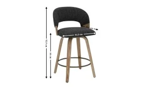 Scaun Bar JY3248X-M Gri Inchis