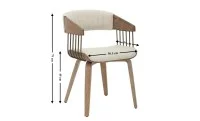 Scaun Living JY6342X-M Bej