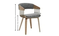 Scaun Living JY6342X-M Gri 1