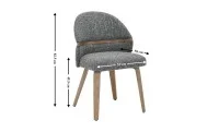 Scaun Living JY6415X-M Gri