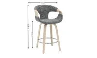 Scaun Bar JY3185X-M Gri
