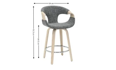 Scaun Bar JY3185X-M Gri