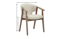 Scaun Living JY6386Q2-M2 Bej