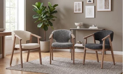 Scaun Living JY6386Q2-M2 Bej