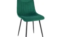 Set Masă Living Extensibilă KJT546 Gri cu 4 Scaune Tapițate KJC0358 Verzi 10
