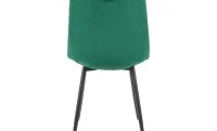 Set Masă Living Extensibilă KJT4711-1 Alb cu 4 Scaune KJC0358 Verzi
