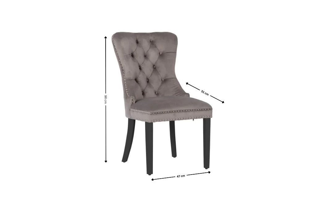 Scaun Living KJC005 Gri/Negru 1