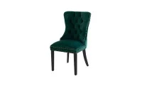 Scaun Living KJC005 Verde/Negru