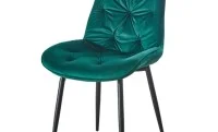 Set Masă Living Extensibilă DTM0101CS Bej cu 4 Scaune KJC0357 Verzi