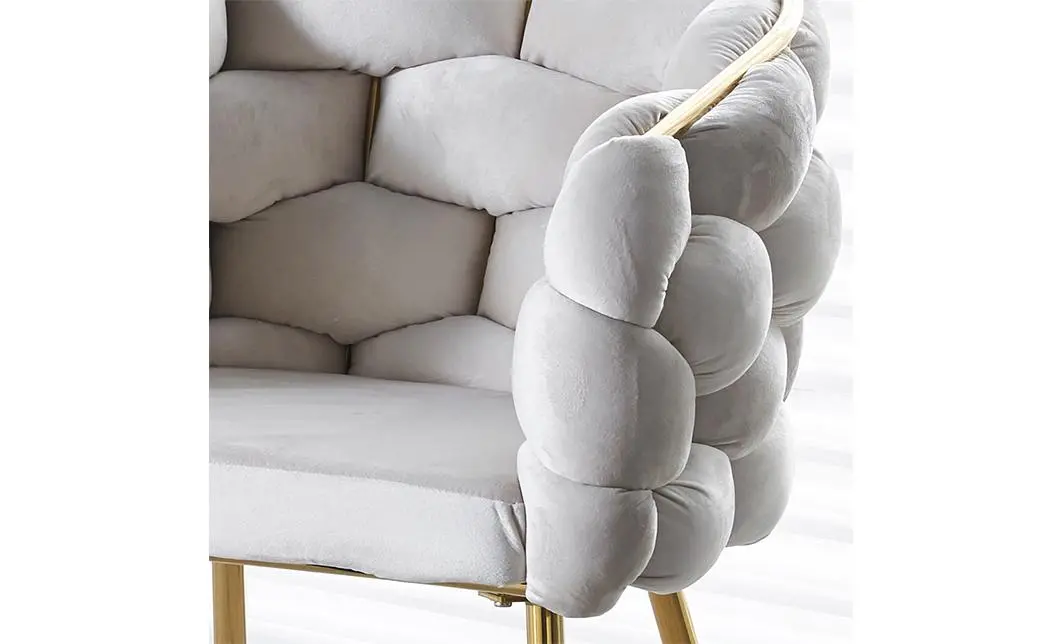 Scaun Living Tapitat KJC15 Bej 3