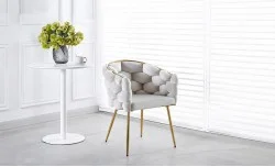 Scaun Living Tapitat KJC15 Bej