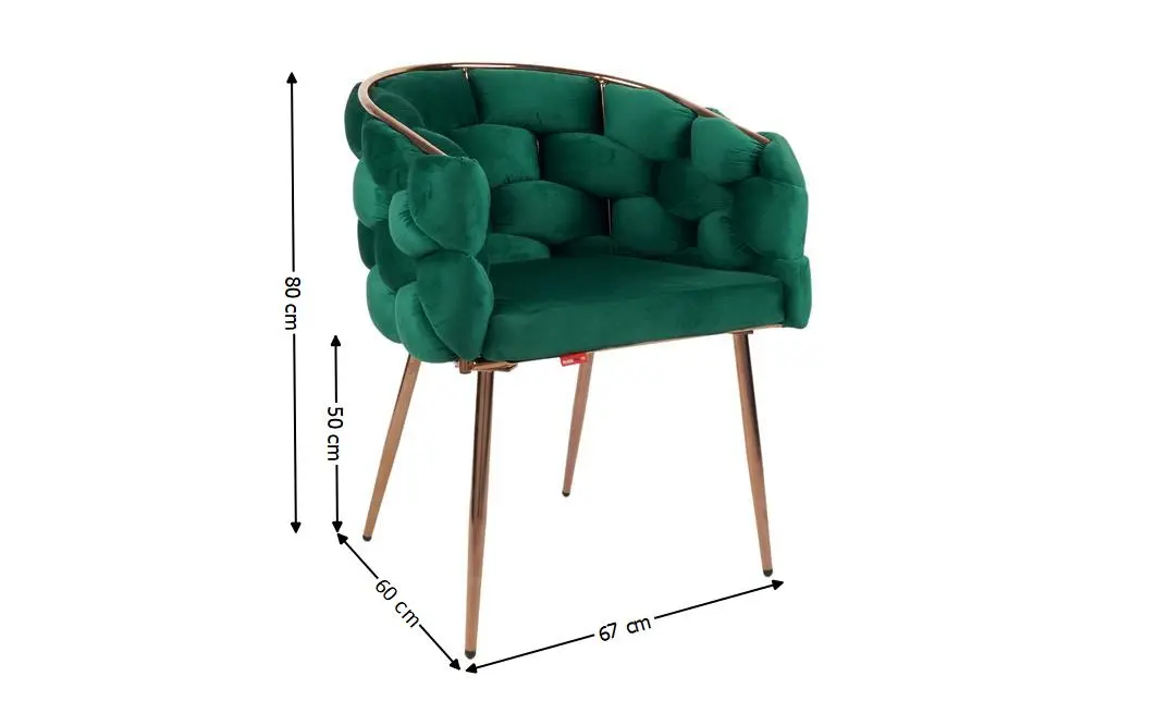 Scaun Living Tapitat KJC17 Verde 1