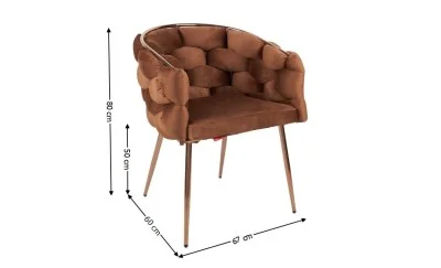 Scaun Living Tapitat KJC17 Maro