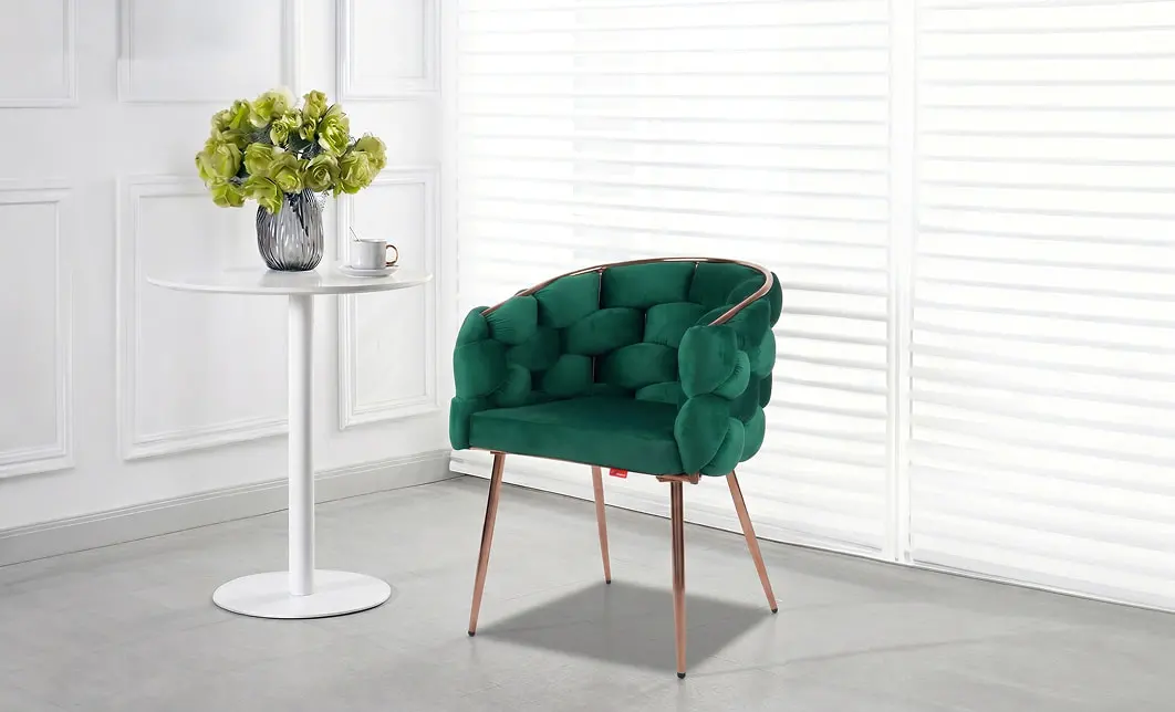 Scaun Living Tapitat KJC17 Verde