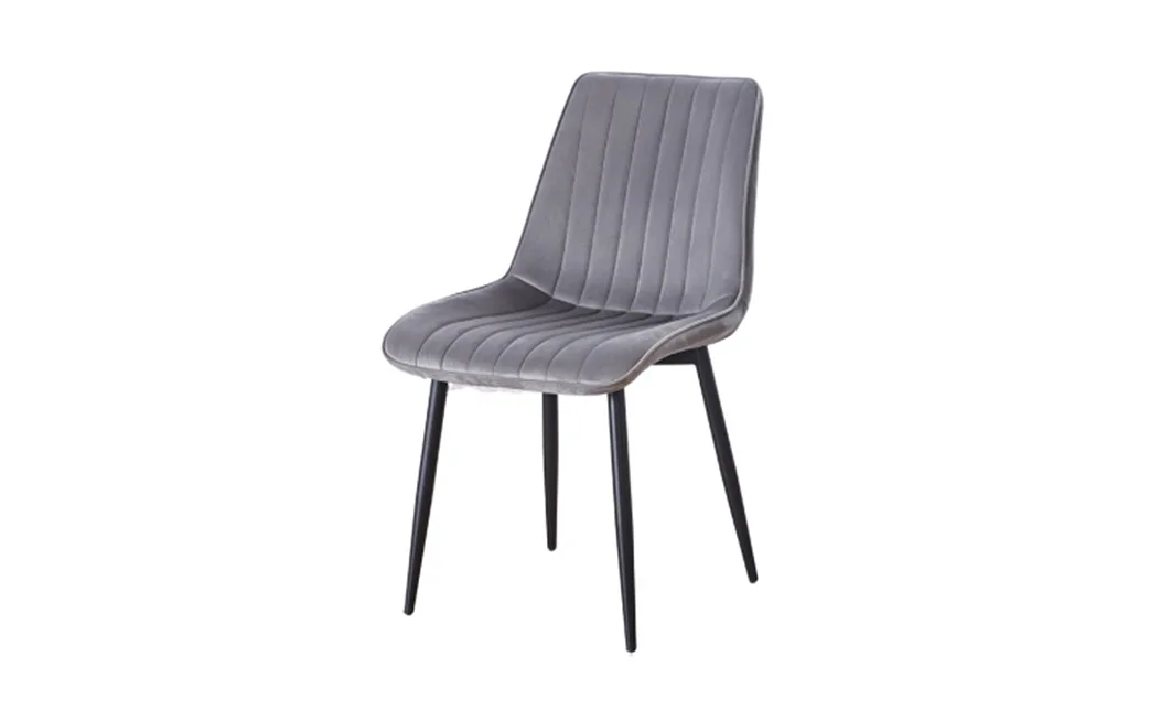 Set Masă Living Extensibilă KJT546 Gri cu 4 Scaune Tapițate KJC176 Gri 9