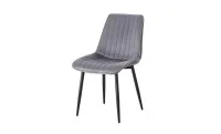 Set Masă Living Extensibilă KJT546 Gri cu 4 Scaune Tapițate KJC176 Gri 9