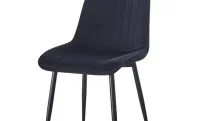 Set Masă Living Extensibilă KJT417 Albă cu 4 Scaune KJC176 Negre 8