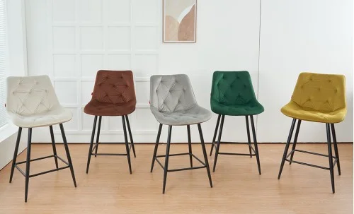Scaun Bar KJC274 Gri