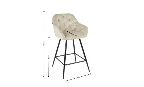 Scaun Bar KJC275 Bej