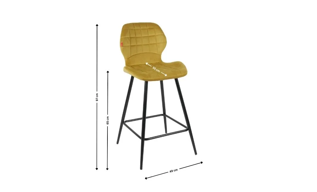Scaun Bar KJC280 Mustar 6