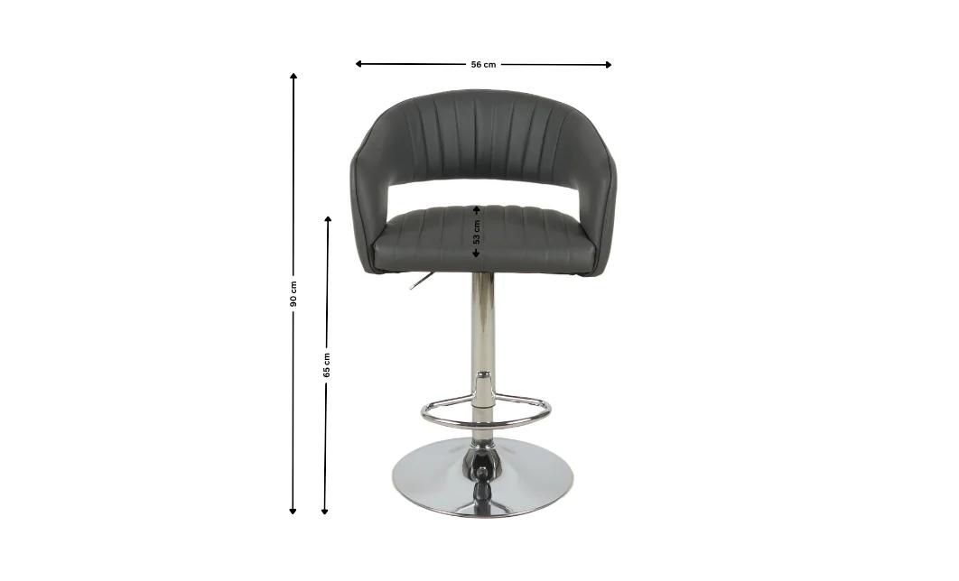 Scaun Bar KJC344 Gri 5