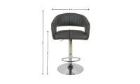 Scaun Bar KJC344 Gri 5