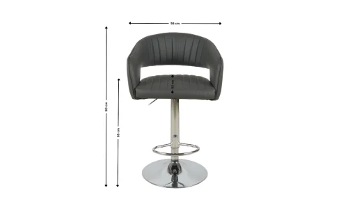 Scaun Bar KJC344 Gri