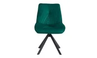 Set Masă Living Extensibilă CT106 Blat Ceramic Alb cu 4 Scaune Tapițate KJC356 Verzi 2