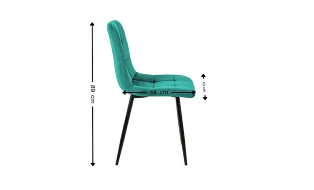 Set Masă Living Extensibilă KJT546 Bej cu 6 Scaune KJC37 Verzi 4