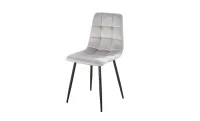 Set Masă Living Extensibilă DTM0101 Blat Ceramic Gri cu 4 Scaune Tapițate KJC37 Bej 4