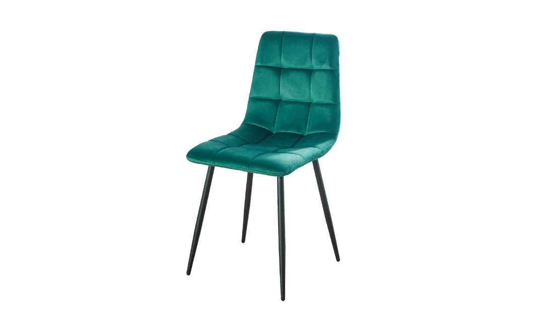 Set Masă Living Extensibilă KJT546 Bej cu 6 Scaune KJC37 Verzi 2