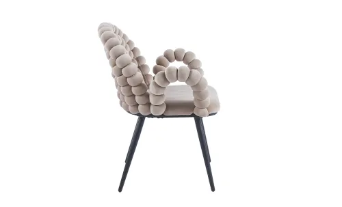 Scaun Living Tapitat KJC376 Bej
