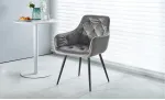 Scaun Living Tapitat KJC38 Gri