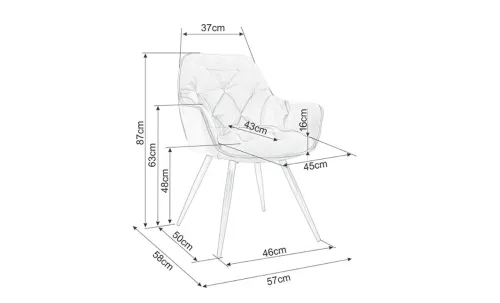 Set Masă Living Extensibilă DTM0405CS Blat Ceramic Bej cu 6 Scaune Tapițate KJC38 Galbene