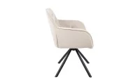 Scaun Living Tapitat KJC3849, Bej 2