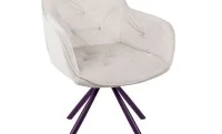 Scaun Living Tapitat KJC3849, Bej 4