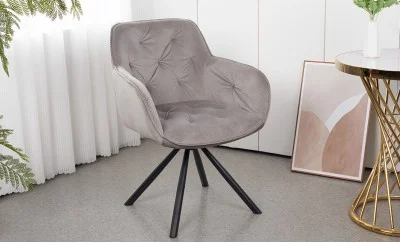 Scaun Living Tapitat KJC3849, Gri