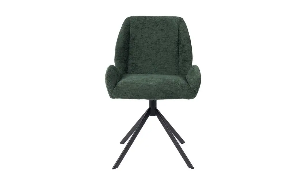 Set Masă Living Extensibilă Blat Ceramic KJT416 Alb-Cappuccino cu 4 Scaune KJC4347 Verzi 5