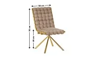Scaun Living Tapițat KJC5403 Bej