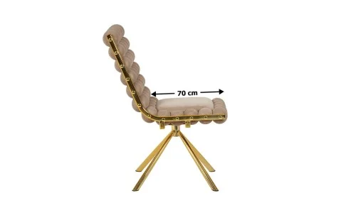 Scaun Living Tapițat KJC5403 Bej