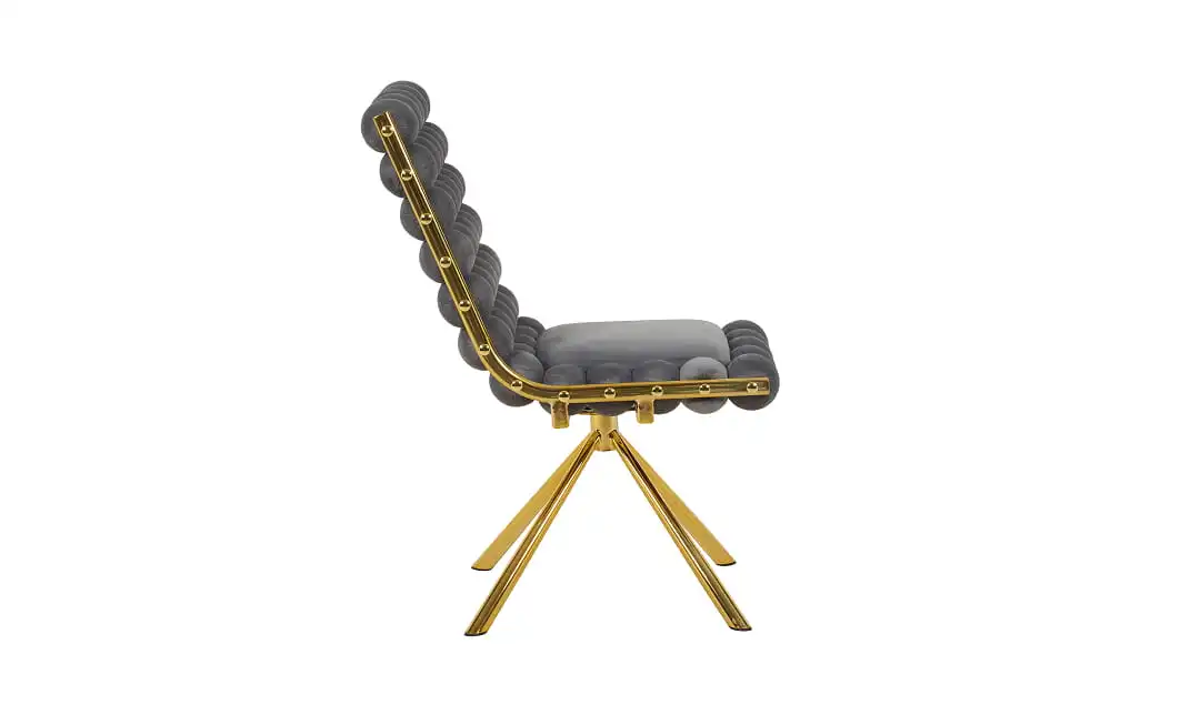Scaun Living Tapițat KJC5403 Gri 4