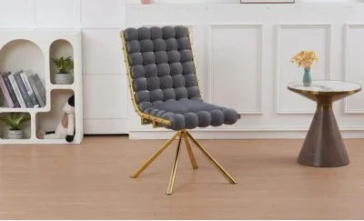 Scaun Living Tapițat KJC5403 Gri