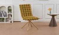Scaun Living Tapițat KJC5403 Muștar