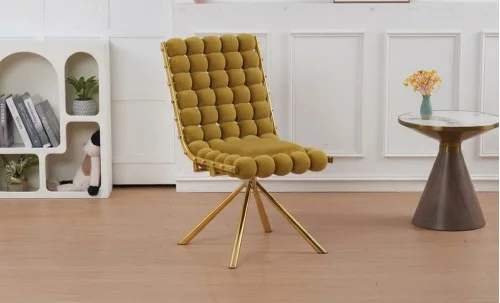 Scaun Living Tapițat KJC5403 Muștar