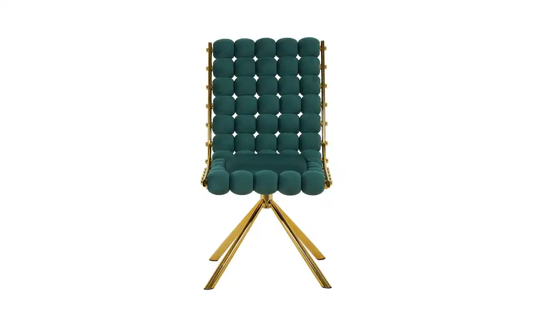 Scaun Living Tapițat KJC5403 Verde 5